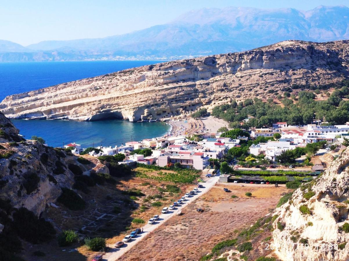 "Villa Kanavos" Apts Matala Exteriör bild